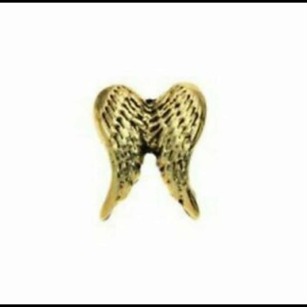 Origami Owl Gold Angel Wing Charm